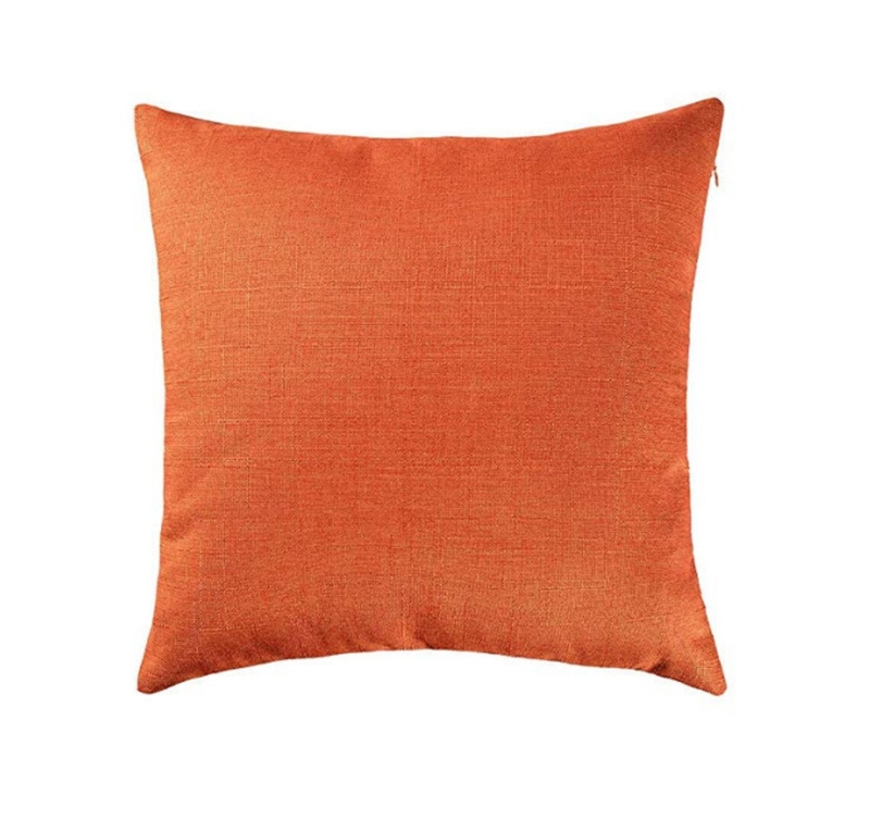 Burnt Orange Decorative Throw Pillow Cover