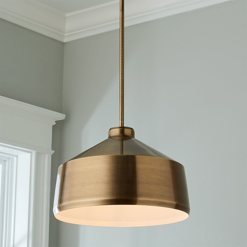 Byrne Champagne Bronze Cage Pendant Light