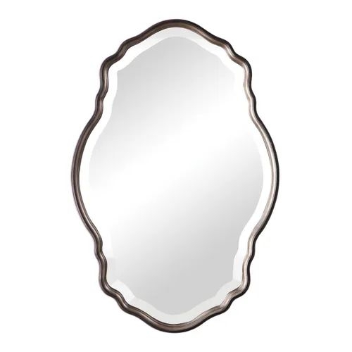 Champagne Bronze Decorative Shaped Wall Mirror