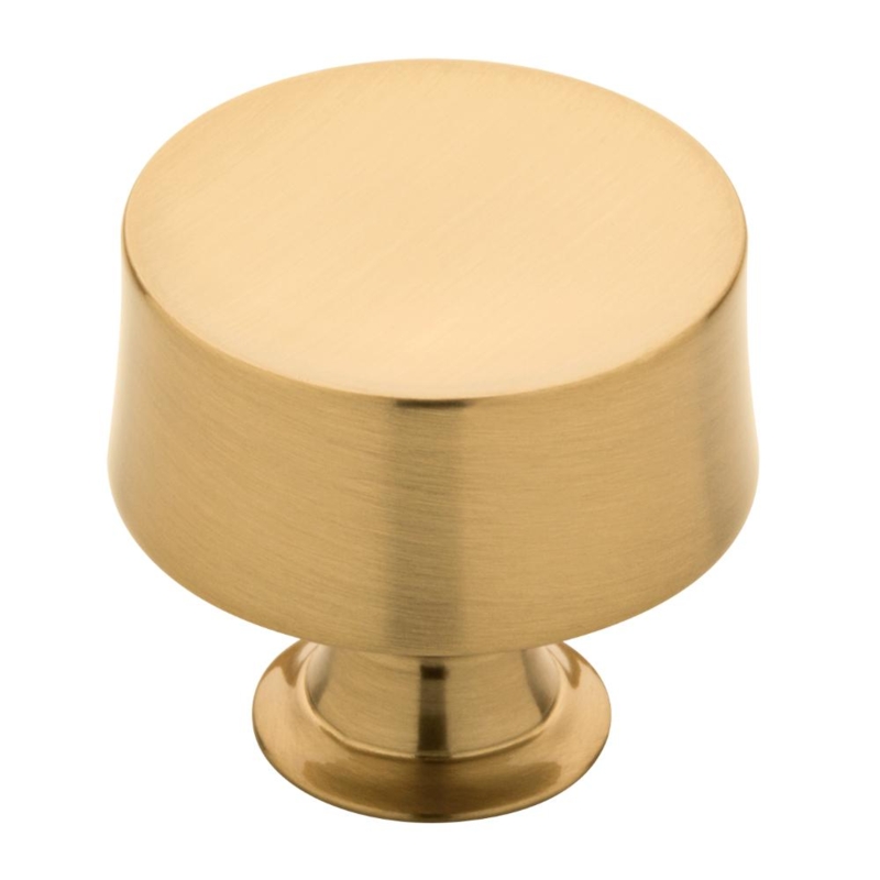 Champagne Bronze Drum Cabinet Knob 1-1/4 Inch