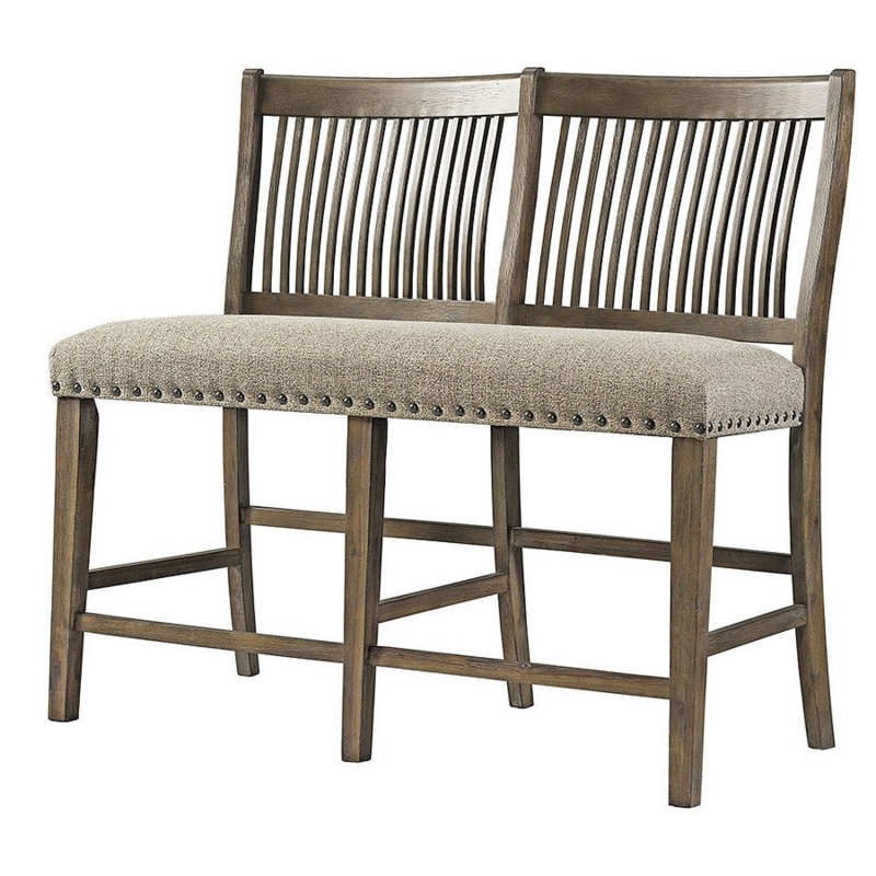 Charleston Upholstered Counter Height Bench Seating