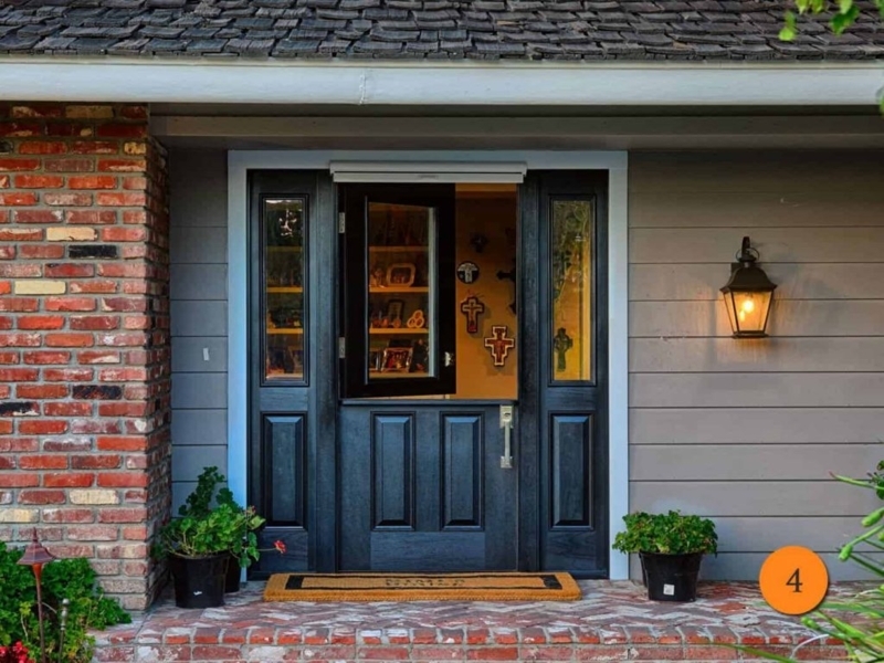 Charming Screened Dutch Doors for Breezy Entryways