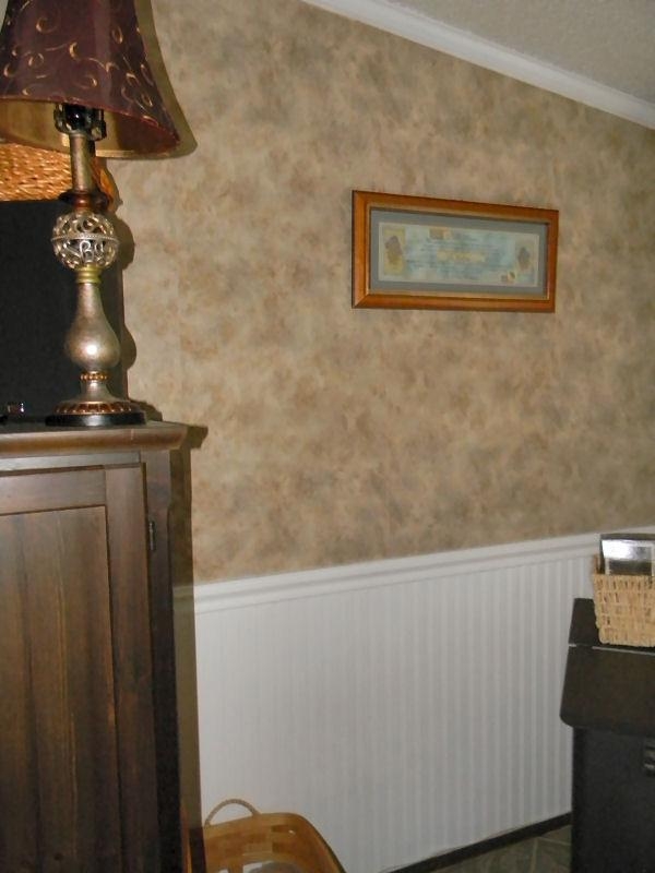 Classic Two-Tone Mobile Home Wall Panels