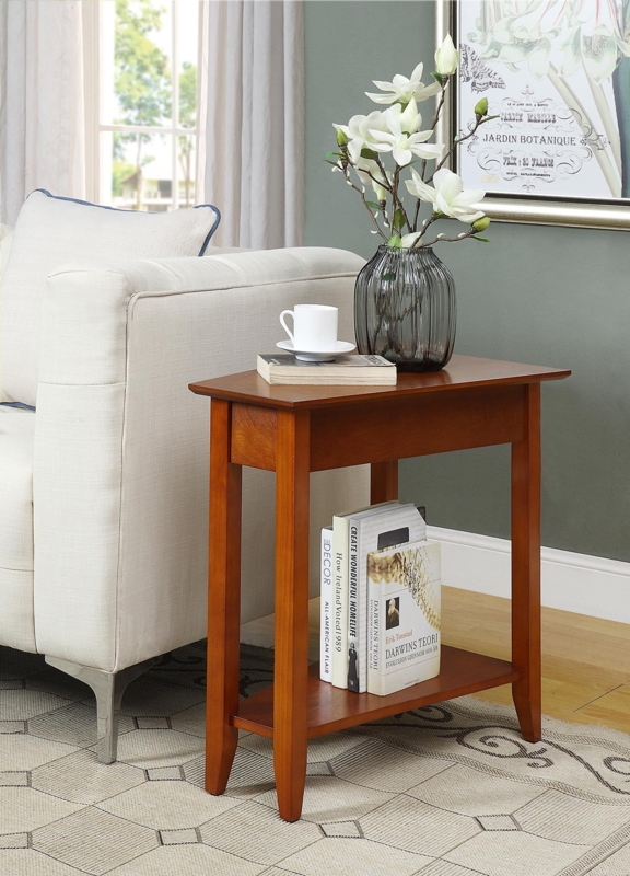 Classic Wooden American Heritage Wedge End Table