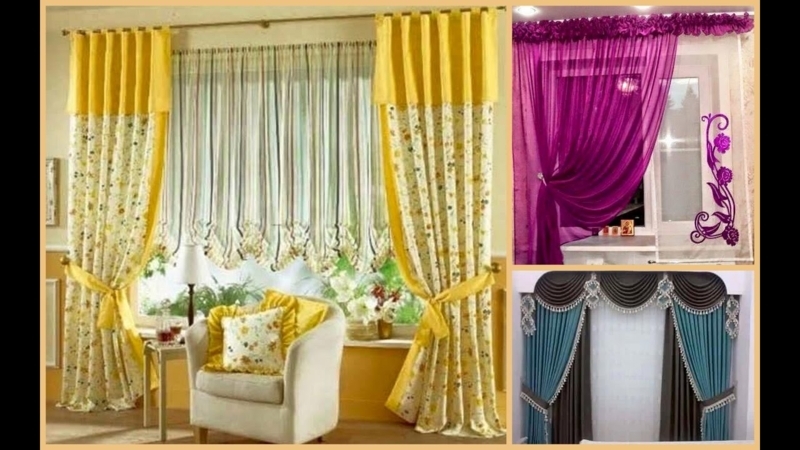 Colorful Unique Window Curtain Design Ideas