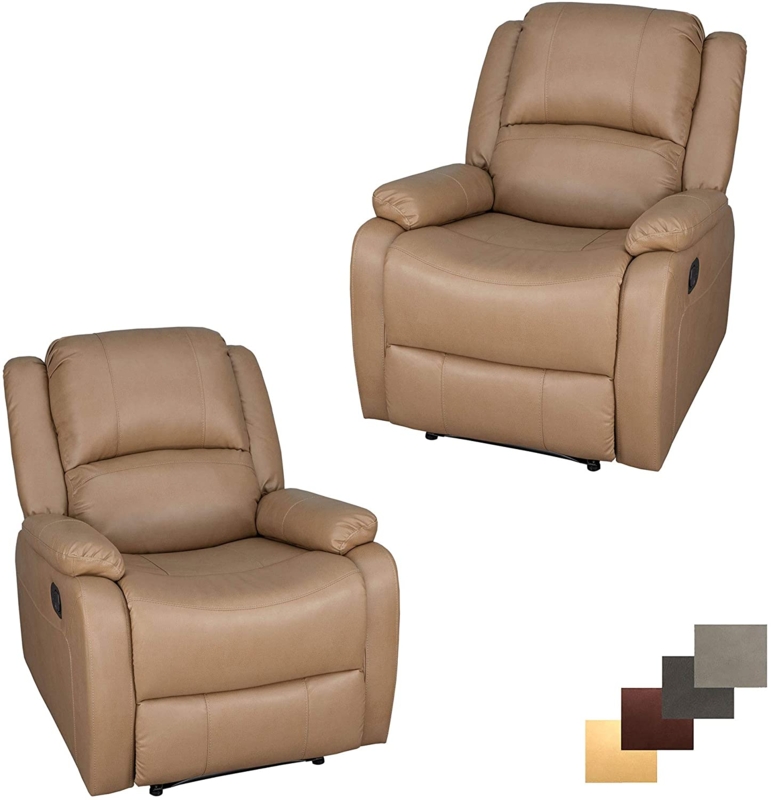 Comfortable Beige RV Recliner Chairs for Motorhomes