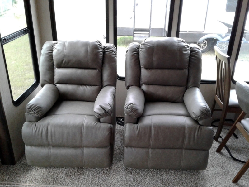 Comfortable Gray Recliners for RV Interiors