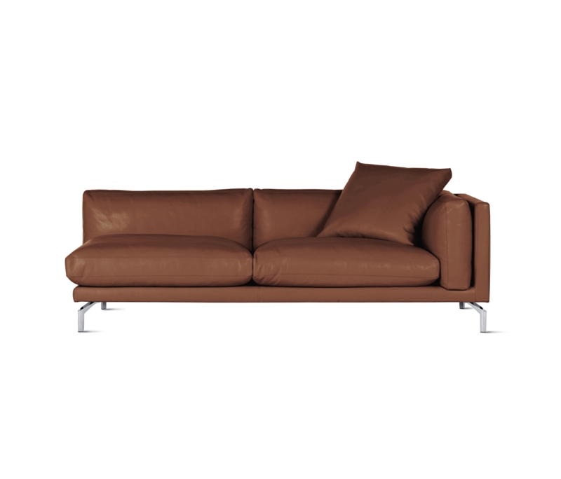 Como One-Arm Sofa in Leather, Right | Architonic