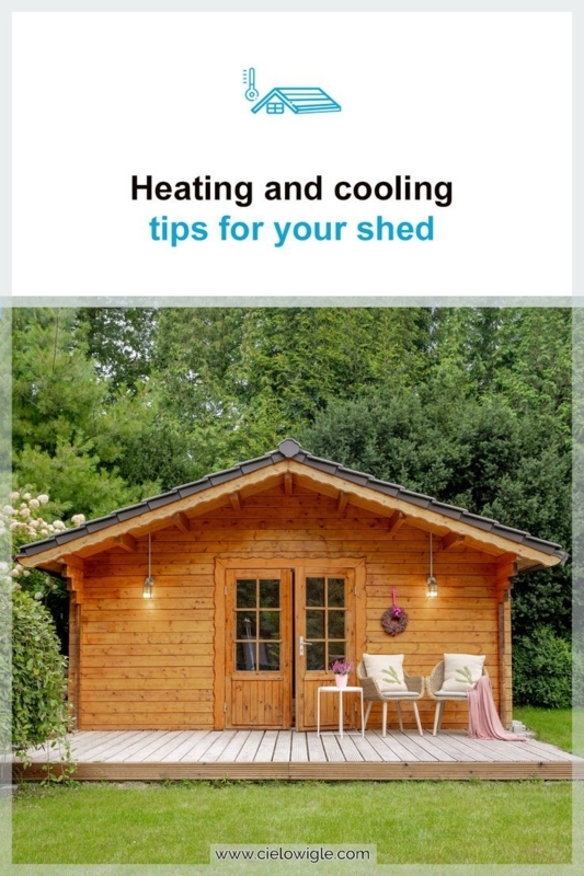 Cozy Air-Conditioned Wooden Backyard Shed