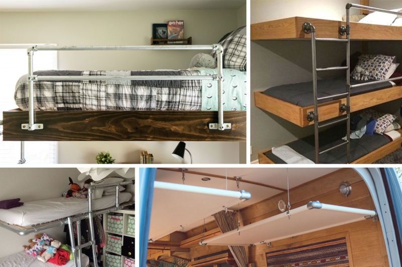 Creative Loft Bed Railing Ideas for Vanlife Spaces