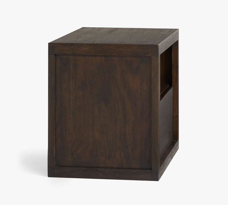 Dark Wood Cayman Nightstand with Modern Design
