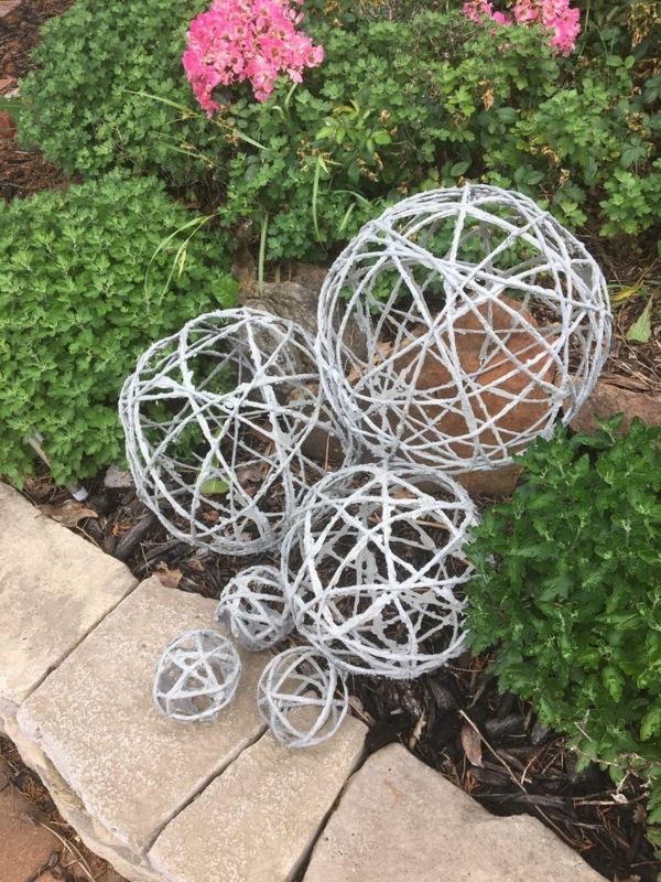 Decorative Concrete Orb Garden Spheres Outdoor