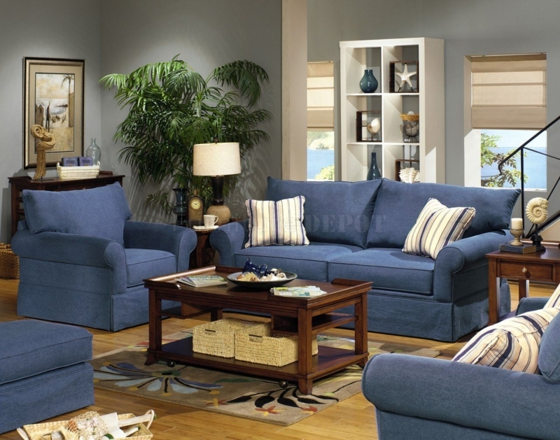 Denim Blue Sofas for Uniquely Timeless Look in your Living Space ...