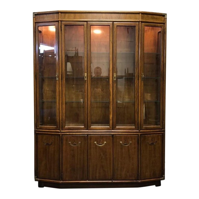 Drexel Heritage Mid-Century Modern China Cabinet