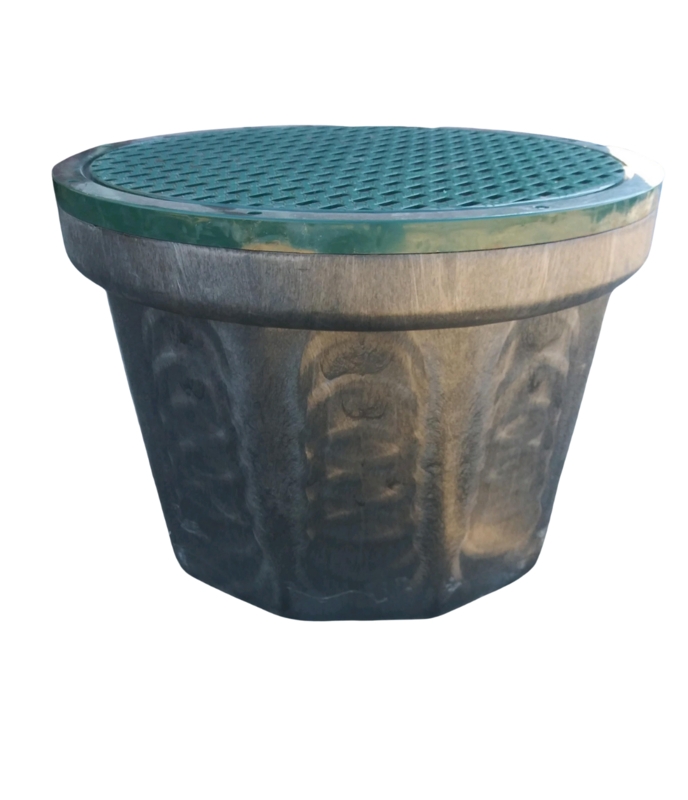 Durable 24-Inch Round Septic Distribution Box