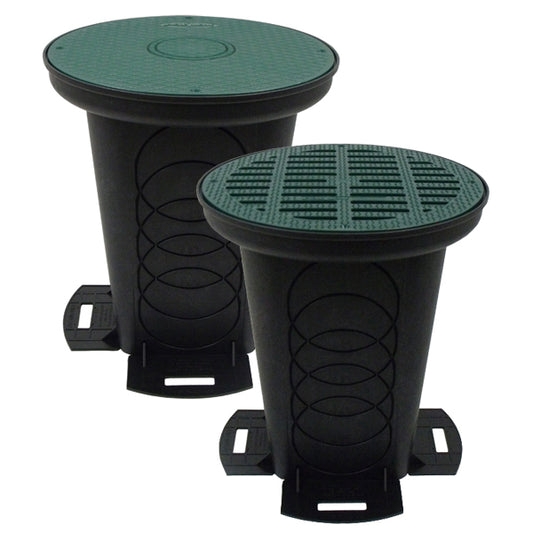 Durable Septic D-Boxes with Modular Lids and Risers