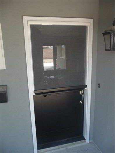 Dutch door screens retractable screen doors in orange county  Artofit