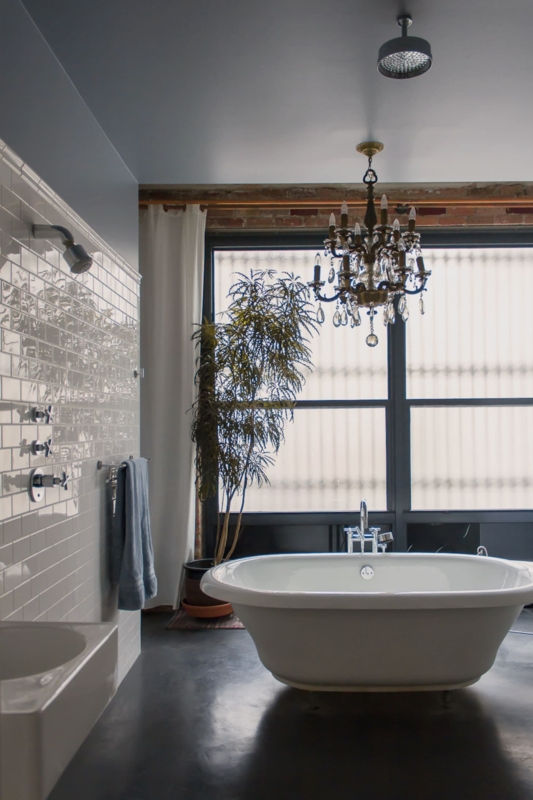Chandeliers Over Bathtubs