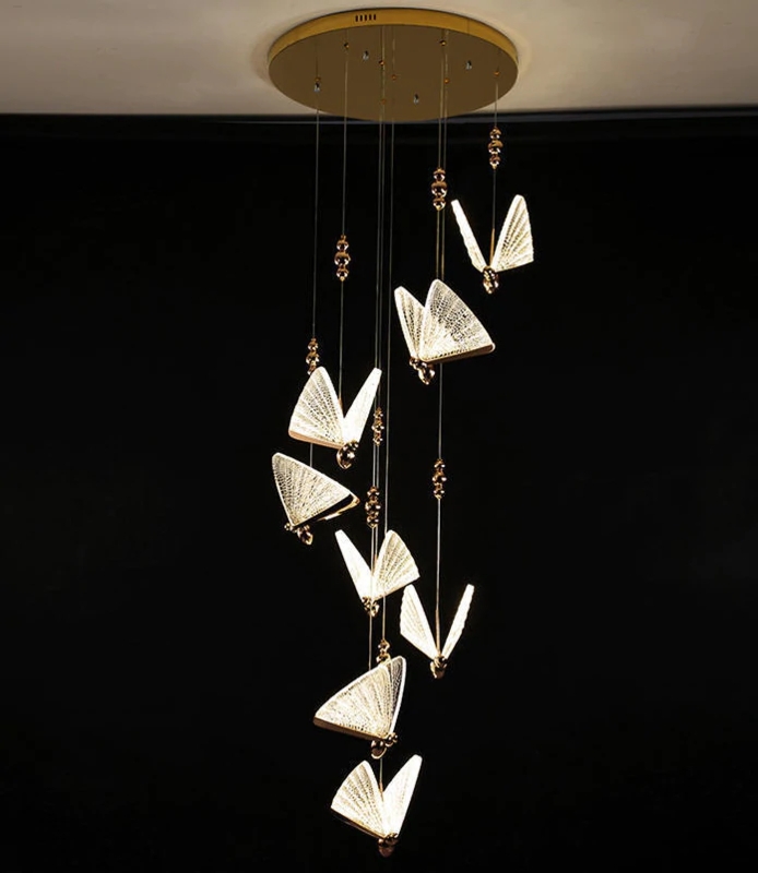 Elegant Butterfly LED Chandelier for Modern Interiors