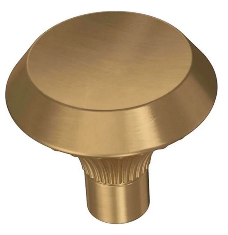 Elegant Champagne Bronze Cabinet Knob Design