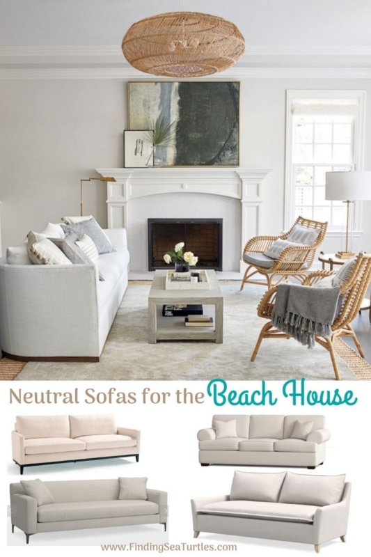 Elegant Coastal White Sofas for Beach Homes