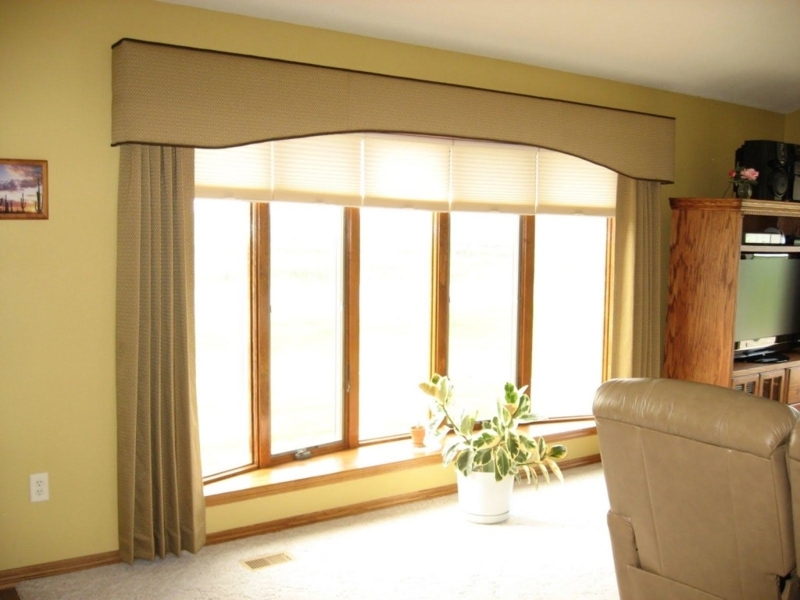 Elegant Cornice Valances for Large Windows