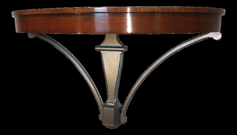 Elegant Custom Wall-Mounted Console Table