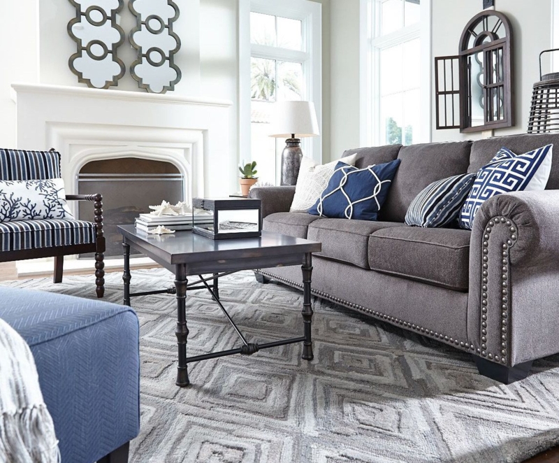 Blue Gray Sofas