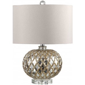 Elegant Simon Blake Carol 22-Inch Table Lamp