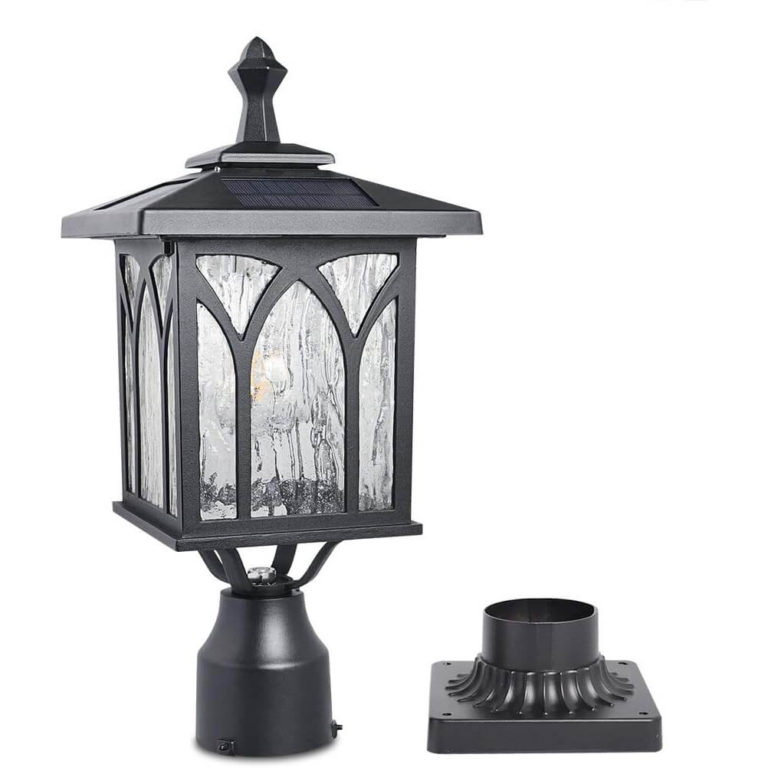 Elegant Solar Mailbox Light with Vintage Design