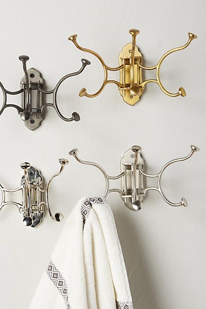 Elegant Vintage Wall Mounted Coat Hooks