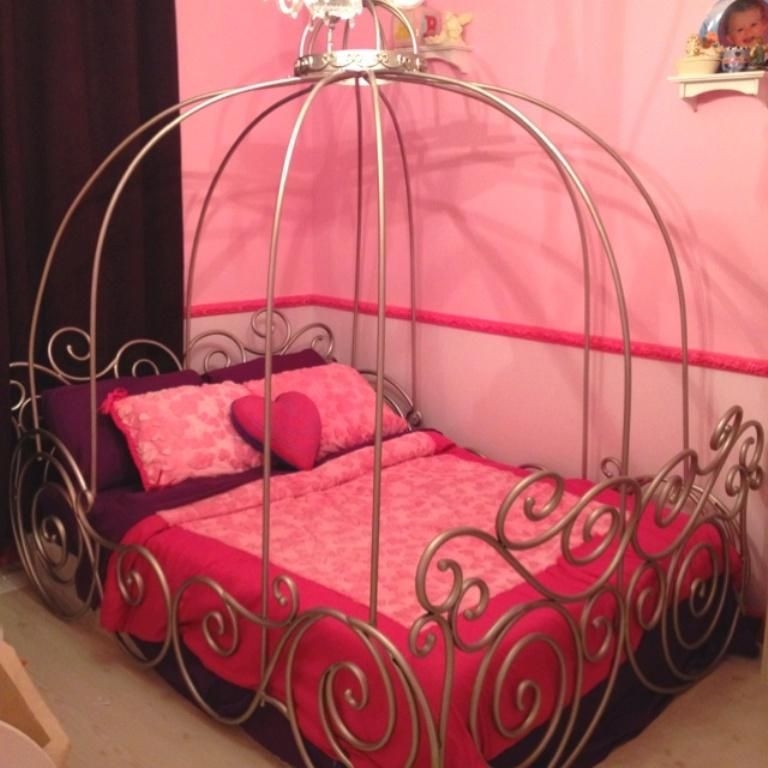 Fairy Tale Cinderella Carriage Bed for Girls' Bedrooms