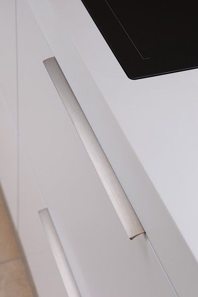 Fantastic Low Profile Cabinet Handles Brushed Silver Cup