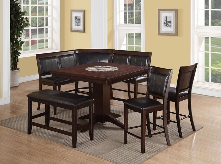 Harrison Nook 6-Piece Counter Height Dining Set