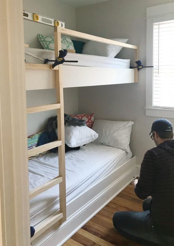 How To Make DIY Built-In Bunk Beds | Young House Love