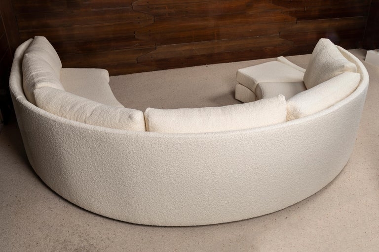 Jacques Charpentier Large C-Shape Sofa, 1970s at 1stDibs | c shape ...