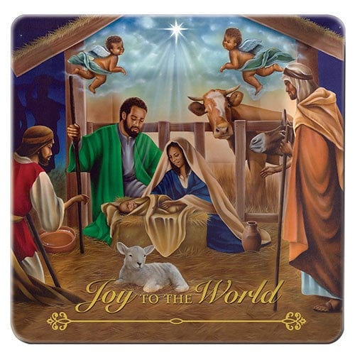Joy to the World Nativity Decorative Plate