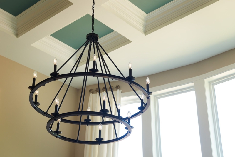 Large Farmhouse Chandelier for High Ceilings