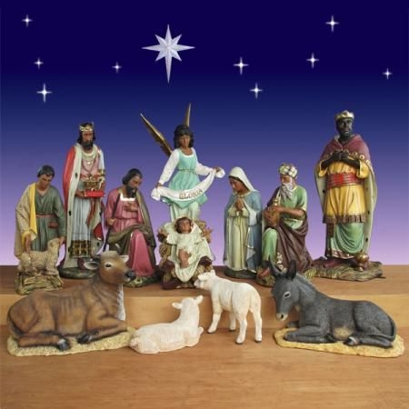 Life Size African American Nativity Set Outdoor Display
