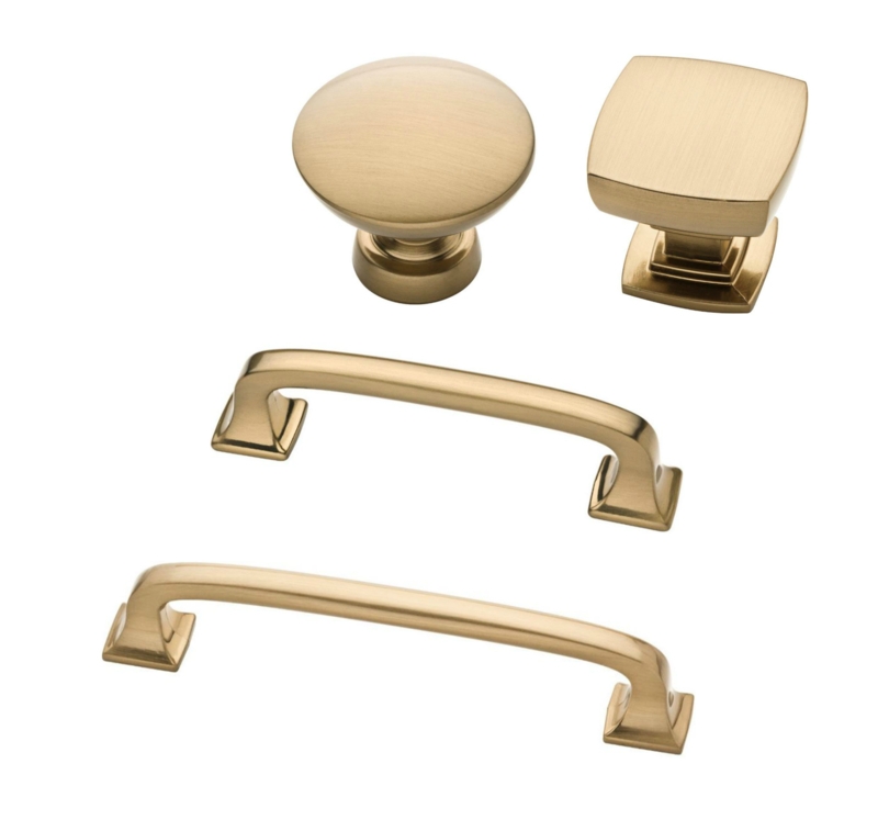 Loft Champagne Bronze Cabinet Knobs and Pulls