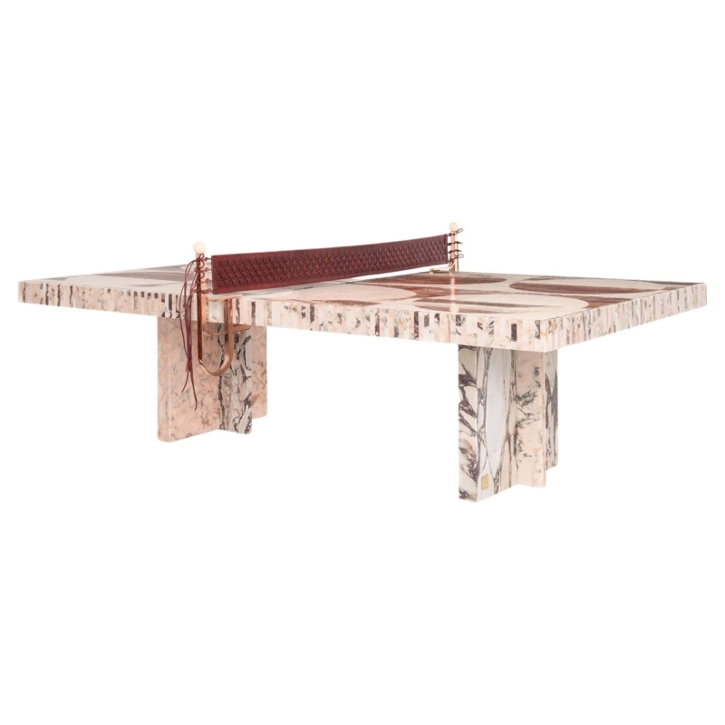 Marble Onyx 12-Seat Ping Pong Dining Table