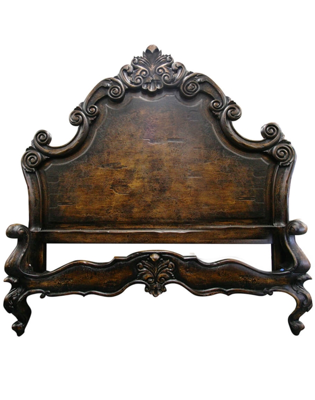 Marqueza Bed | Carved Spanish Style Bed
