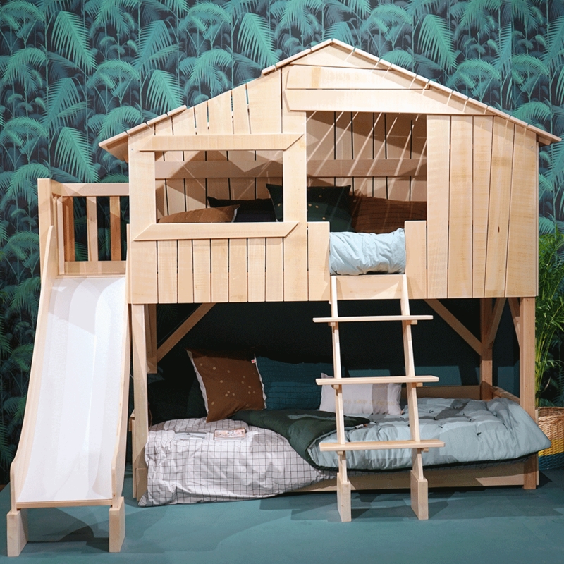 Mathy By Bols Treehouse Bunk Bed With Slide
