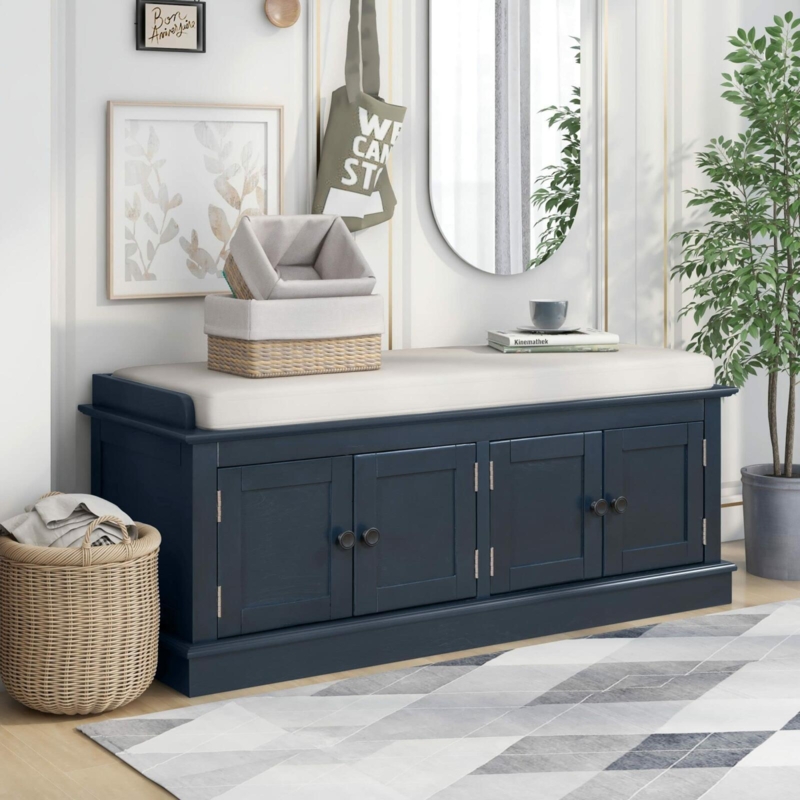 Maximizing Space: Bathroom Storage Benches You'll Love - Livinator