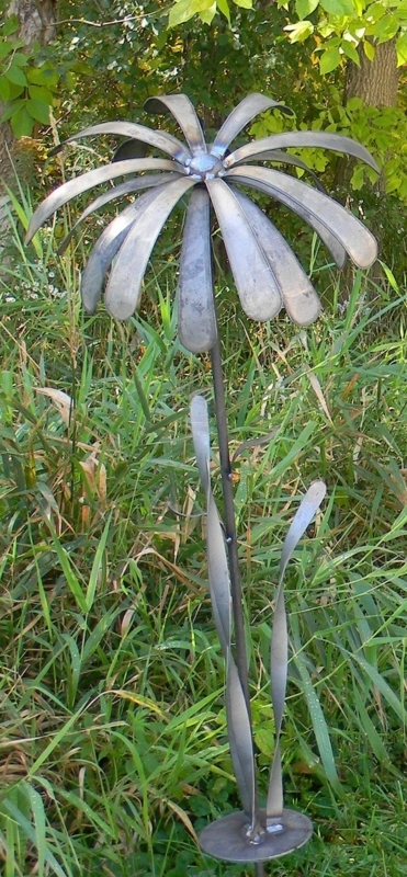 Metal Flowers, "Daisy", Garden Art, Steel Flowers, Steel Daisy, Metal ...