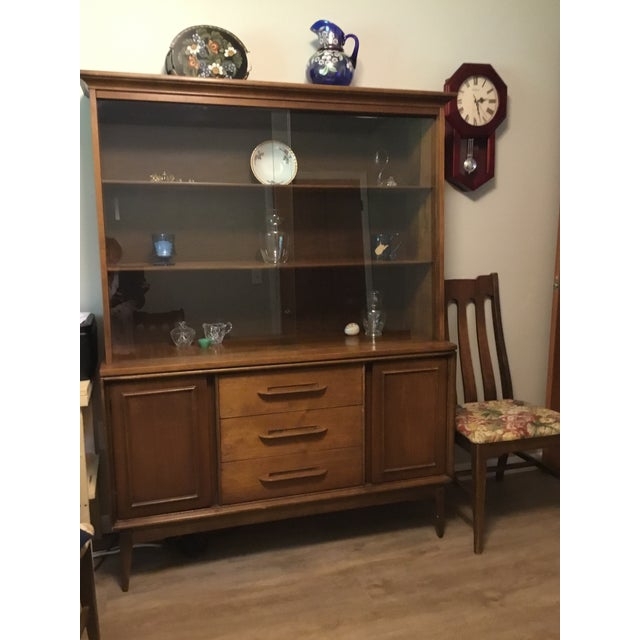 Mid-Century Modern Bassett China Display Cabinet