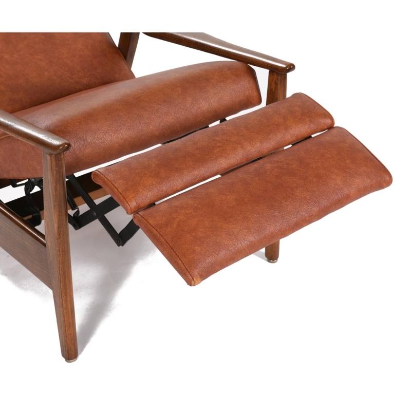 Mid-Century Modern Leather Recliner Chair Design