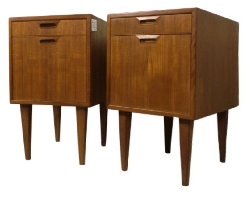 Mid Century Modern Wooden Filing Cabinets Design