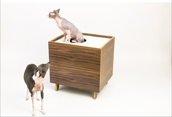 Mid-Century Modern Wooden Pet Furniture Design