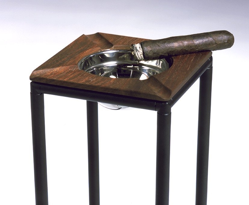 Modern Abstracta Cigar Table with Wooden Top
